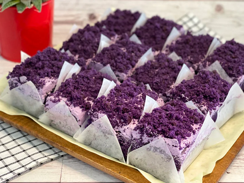 Ube Flan, Amihan Grill + Bakeshop