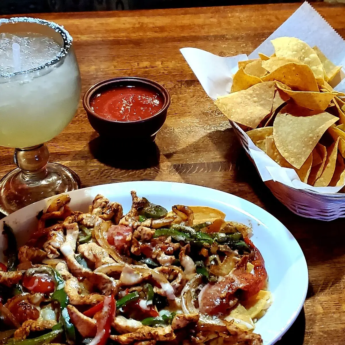 Chicken Fajita Nachos