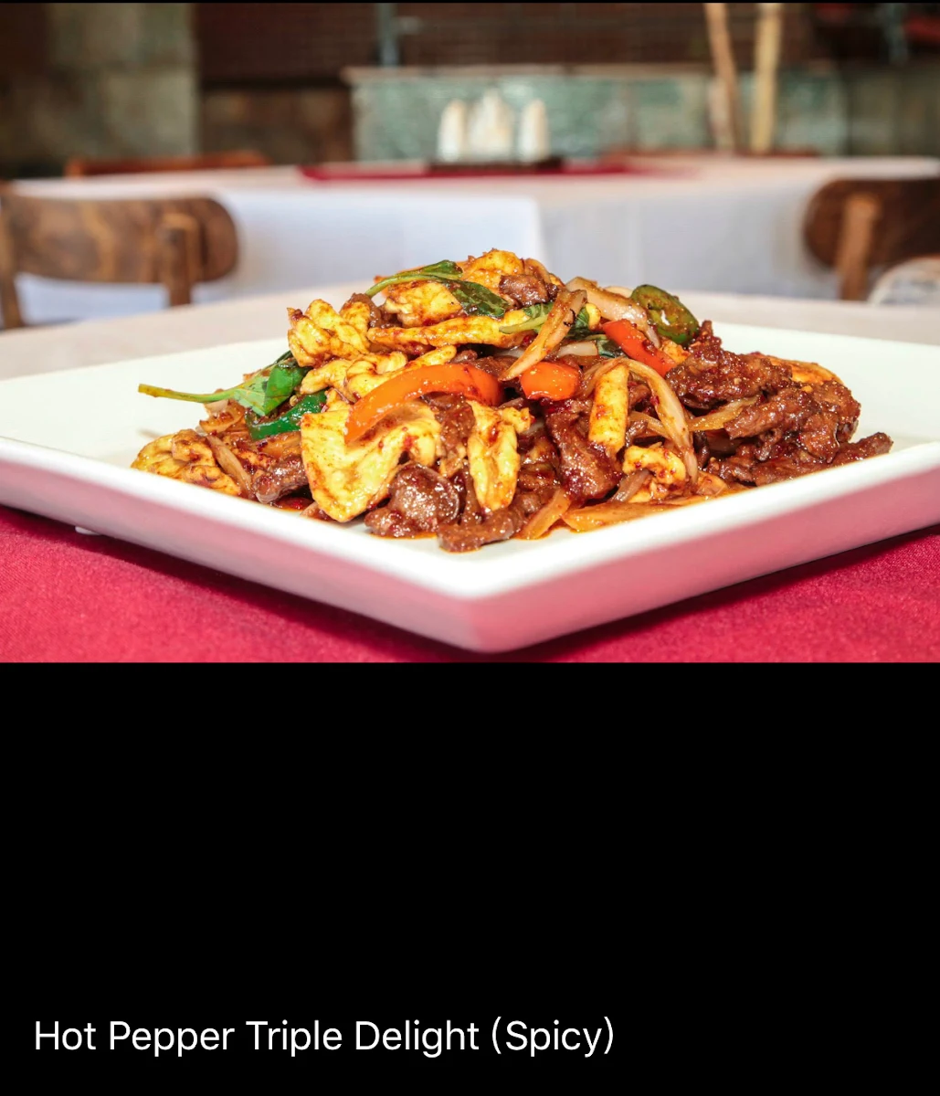 Chicken or Beef Mongolian Style