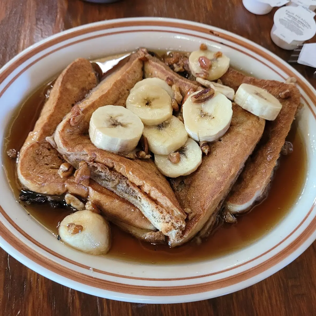 Bananas Foster French Toast Combo