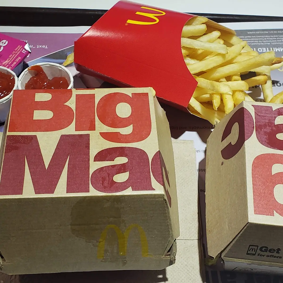 Big Mac and Cheese and Fries