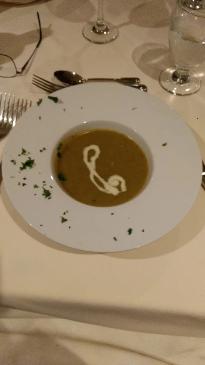Potage Pommes Et Carotes, Restaurant Le Parvis Du Vieux Clocher