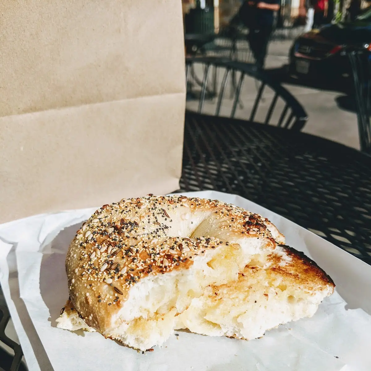 Everything Bagel with Butter