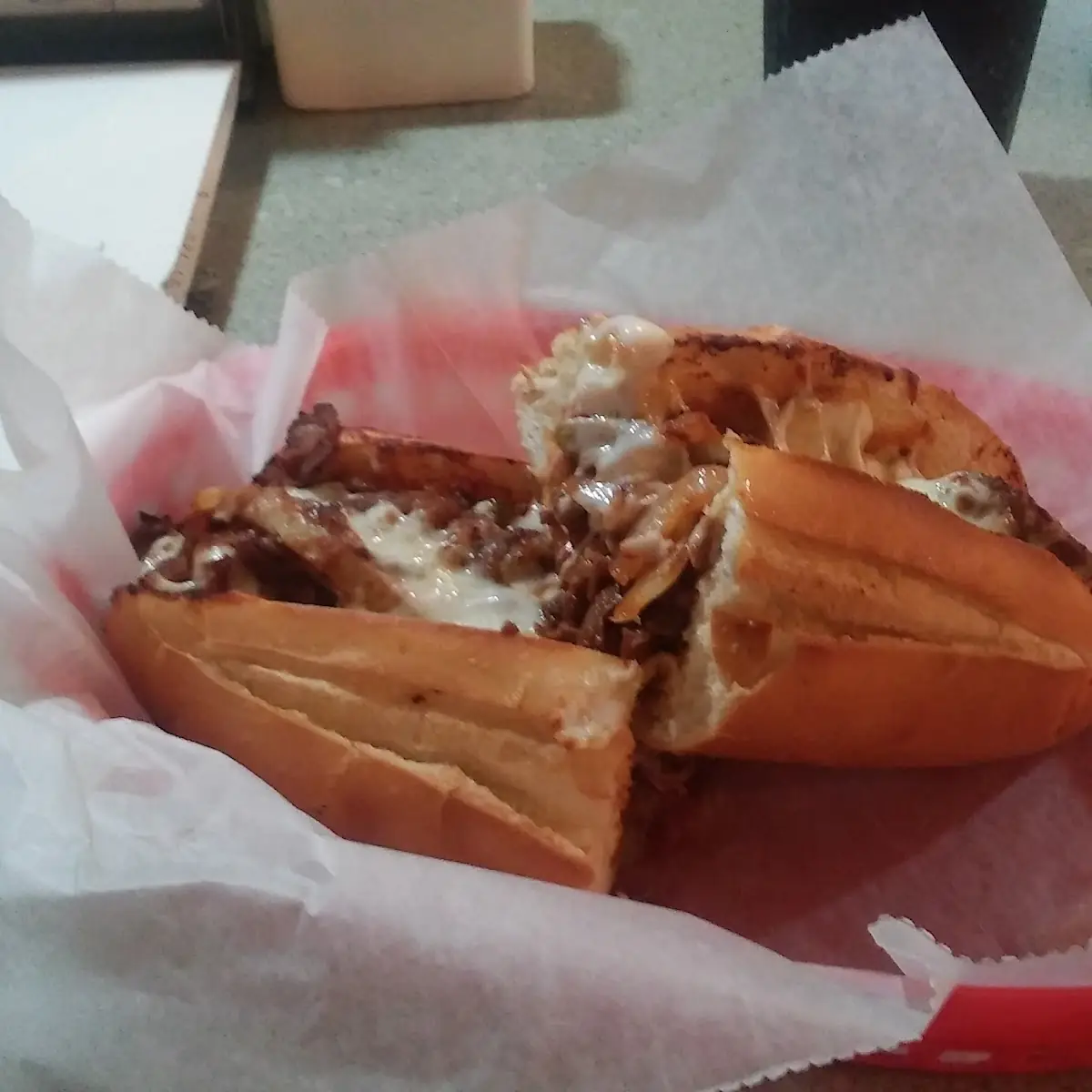 Chicken Philly Cheesesteak Sub 8