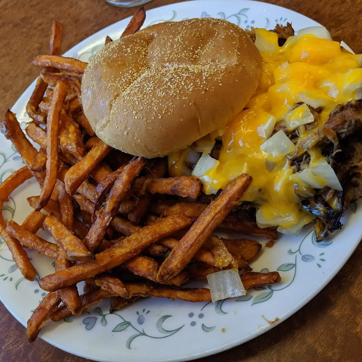 Blackberry BBQ Pulled Pork Sandwich