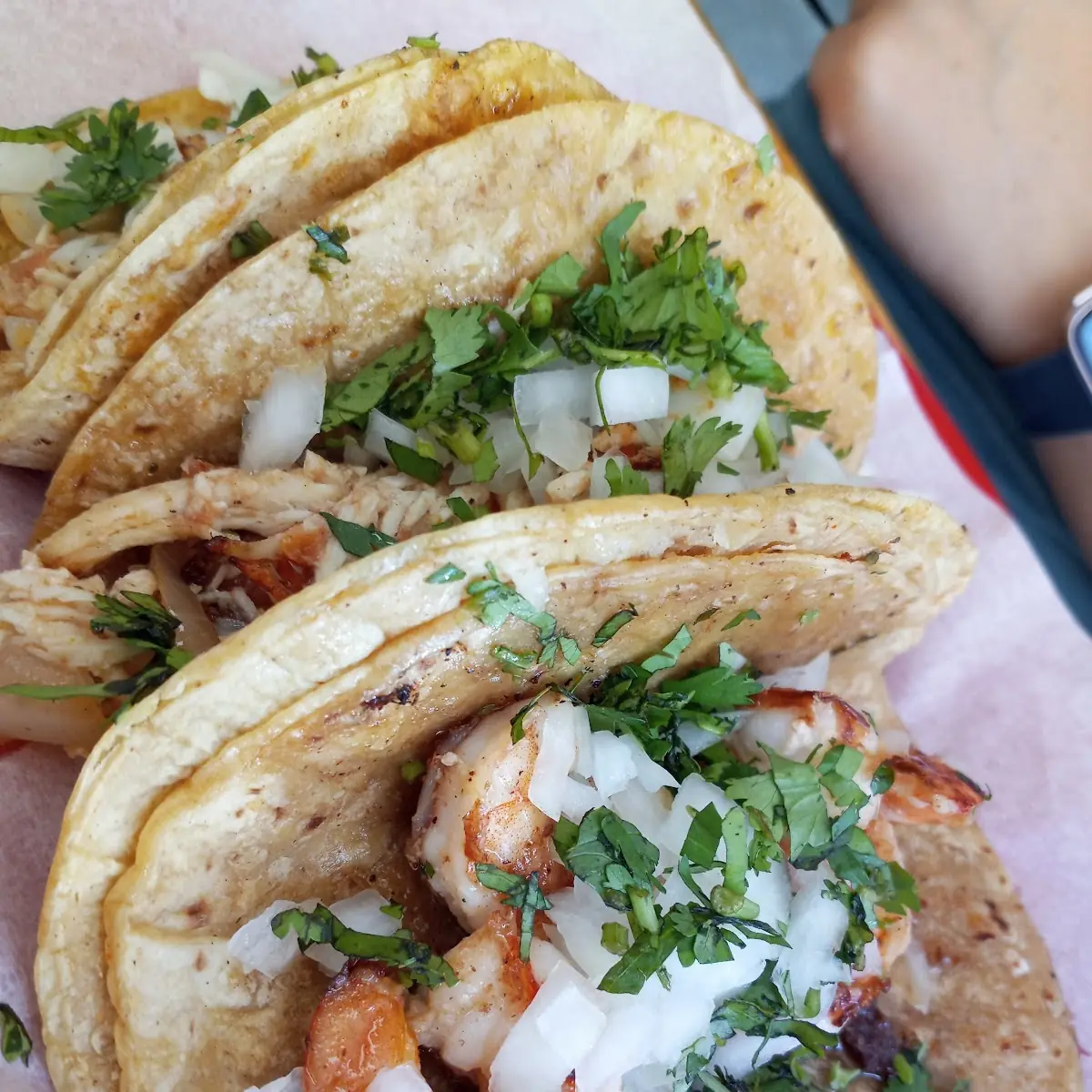 Shrimp and Chicken Tacos