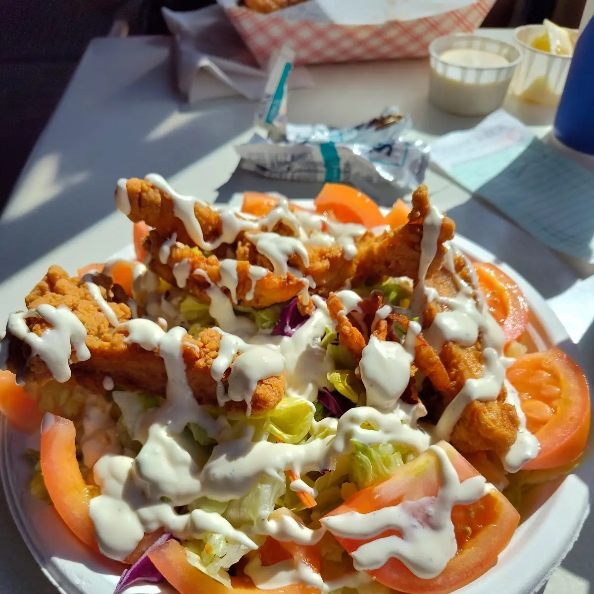 Fried Chicken Salad