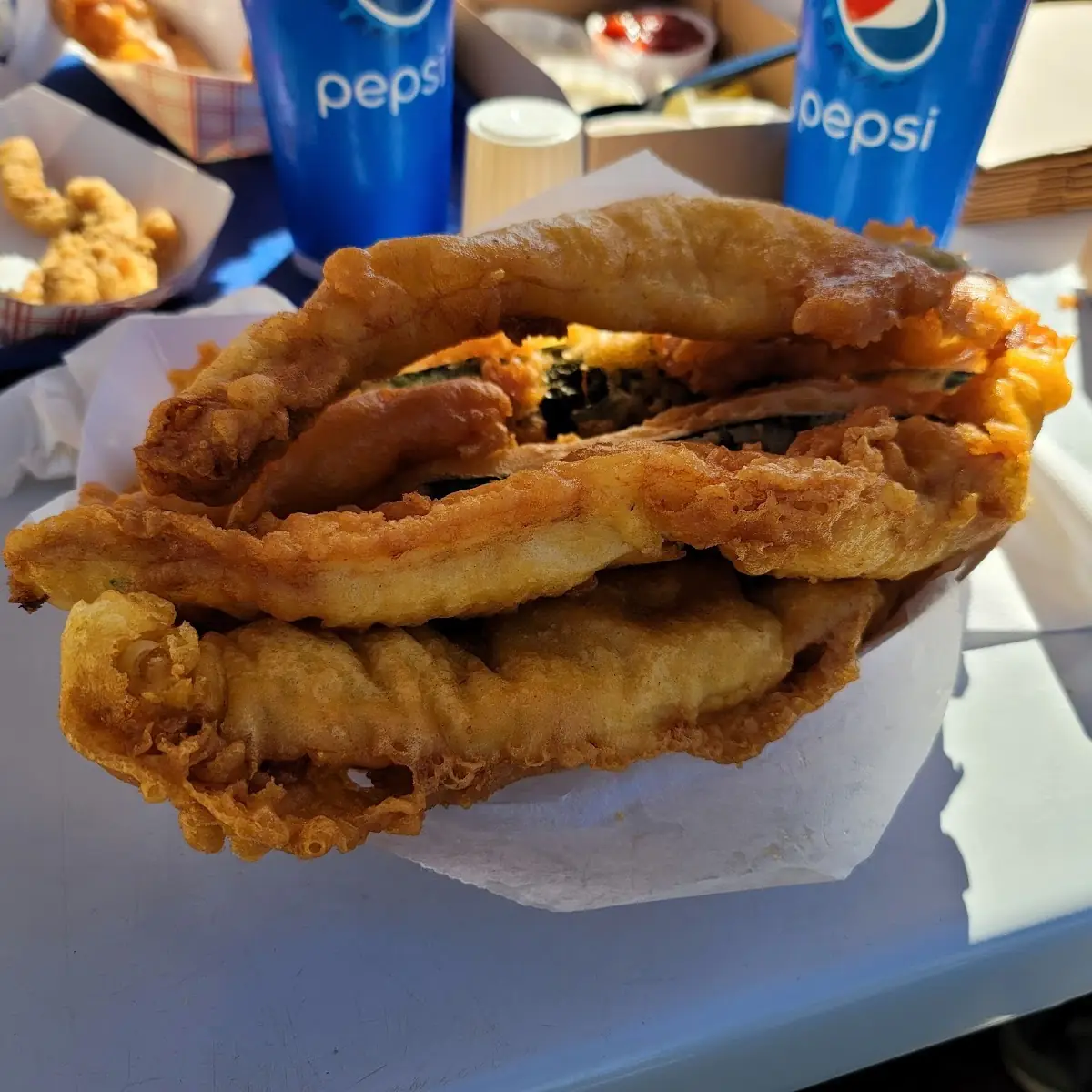 Fried Zucchini & Fried Fish