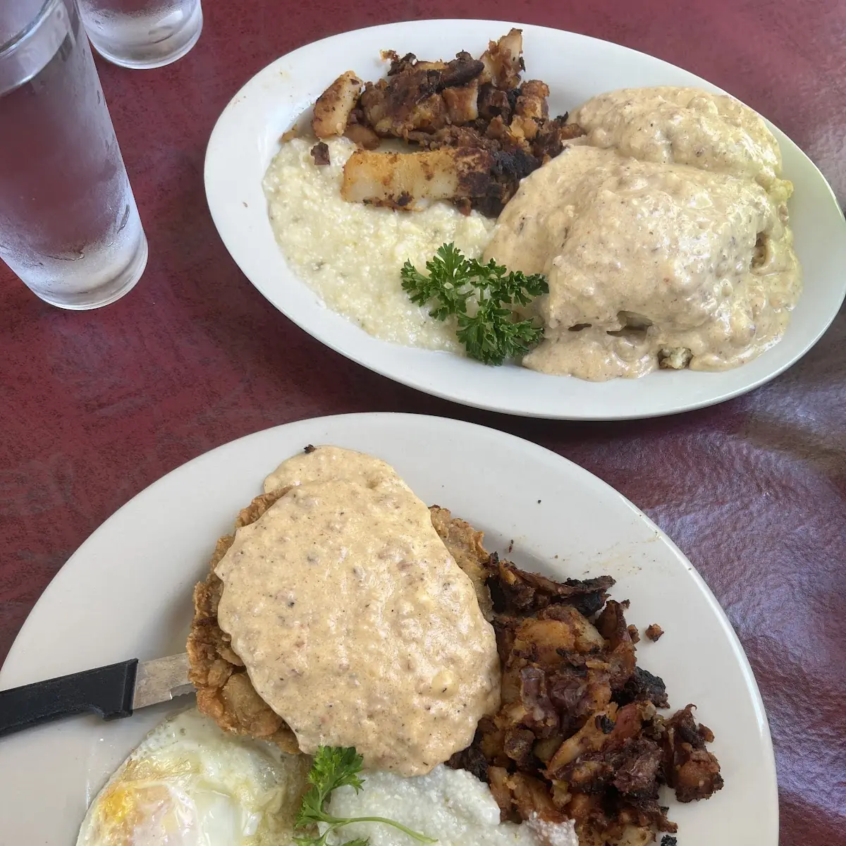 Chicken Fried Steak and Eggs