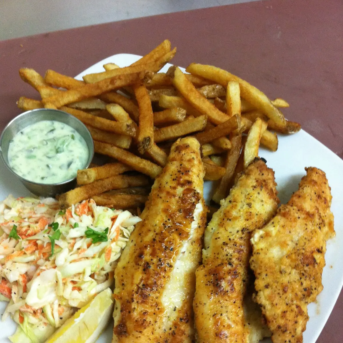 Thesh Pan Fried Perch