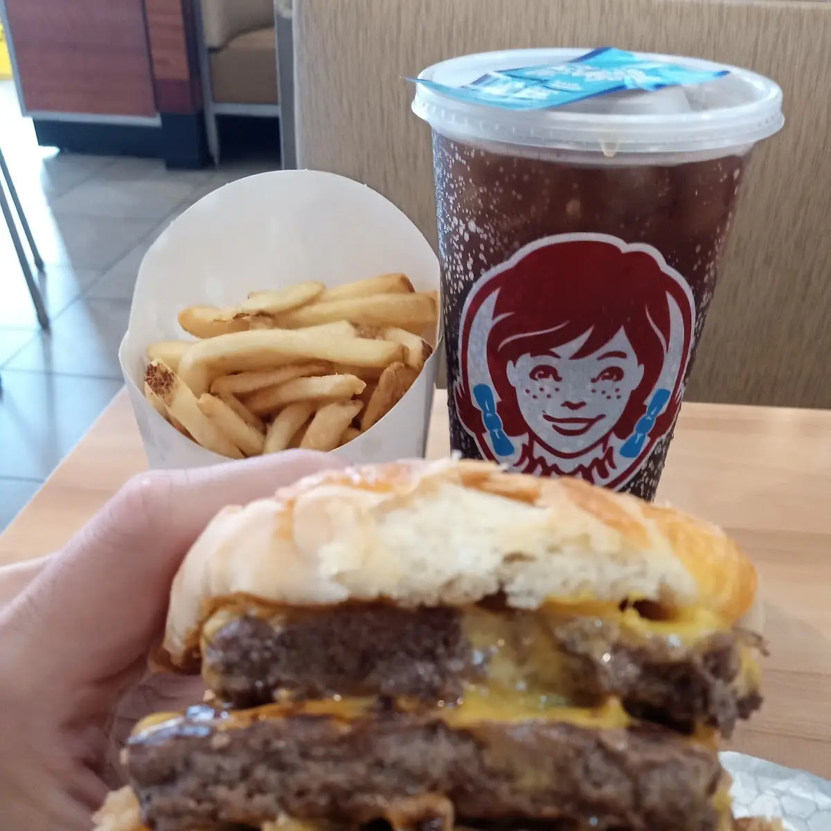 Big Bacon Cheddar Triple Cheeseburger Combo