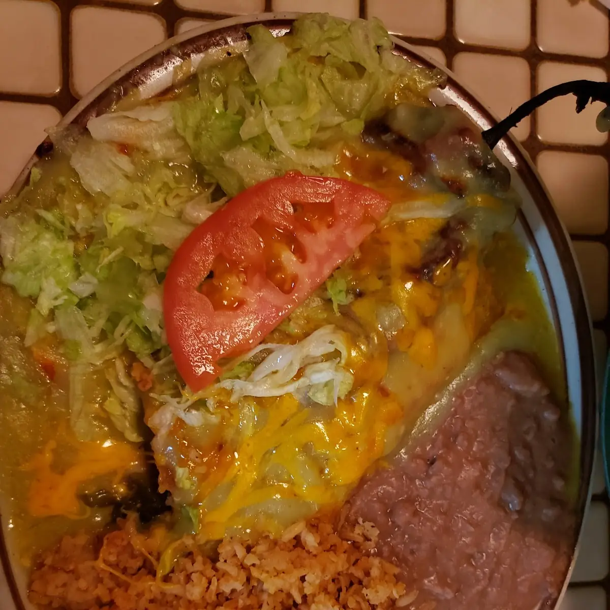 Chile Rellano and Chicken Enchilada Verde