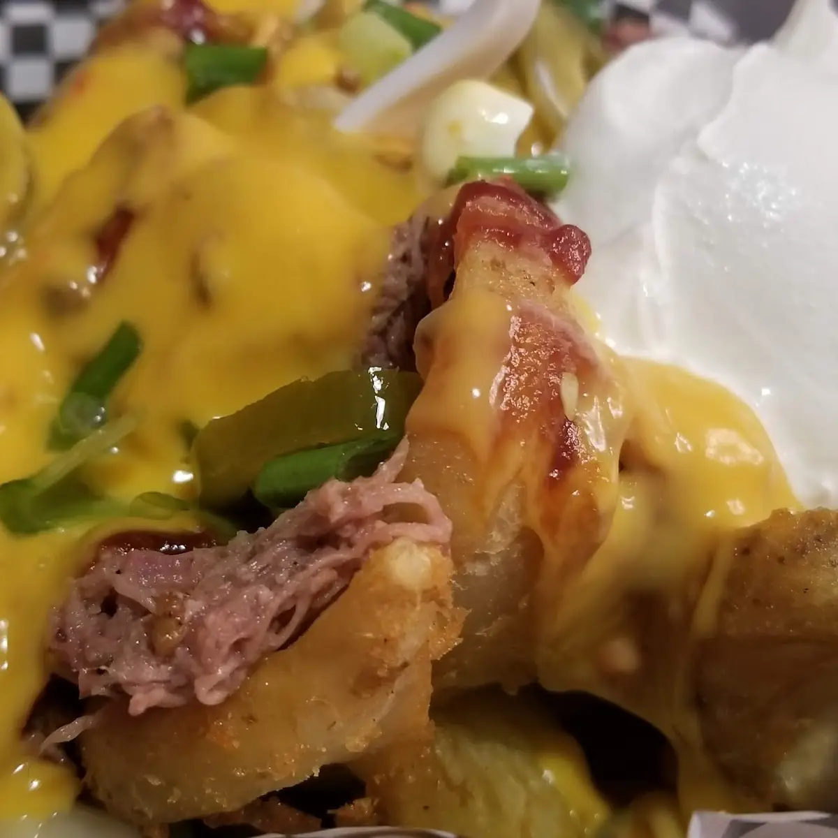 Loaded Baked Potato with Pulled Pork