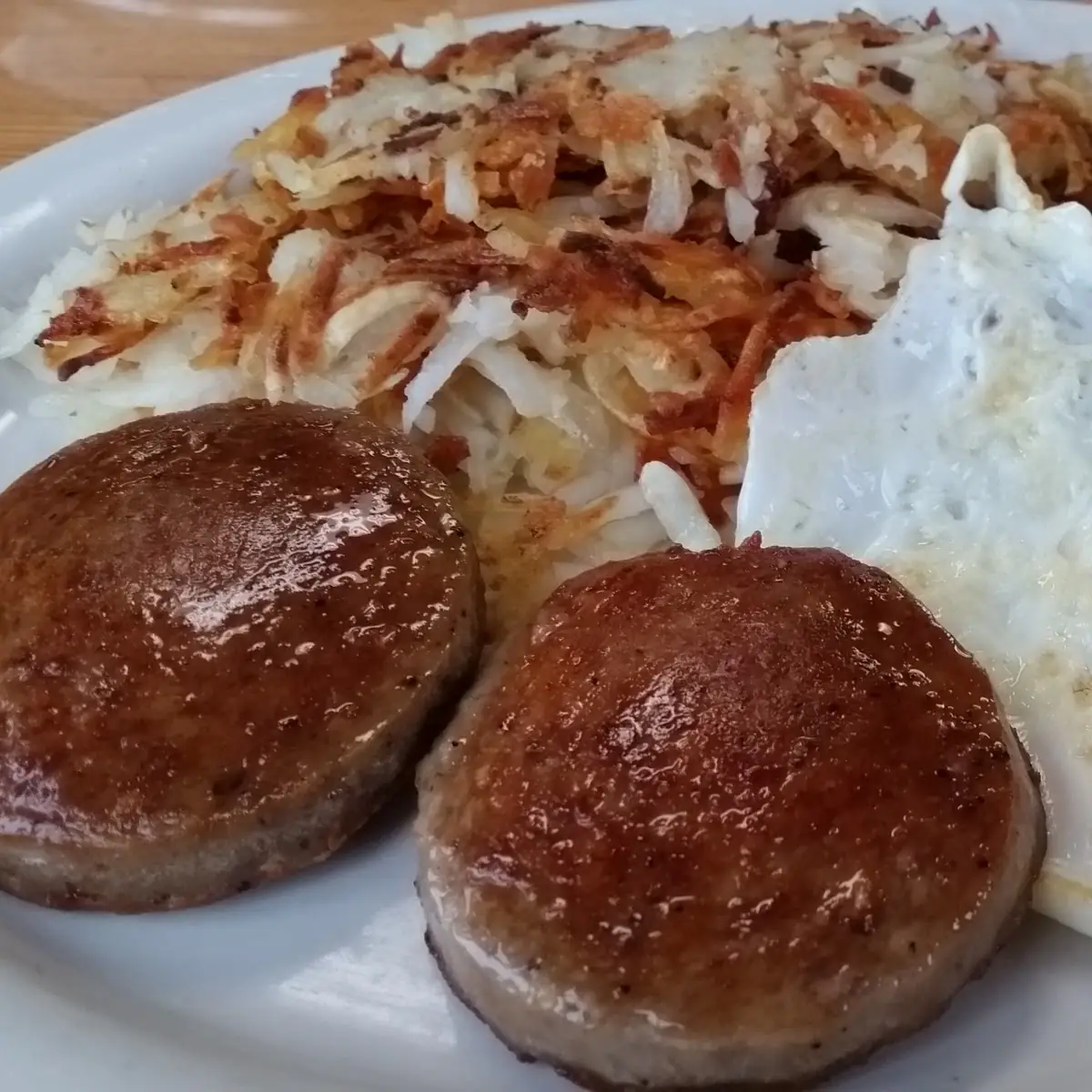 Eggs Hash Browns Sausage Patties