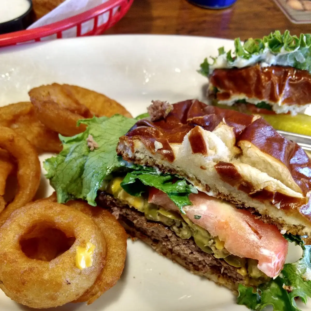 Mac and Cheese Bites Olive Burger