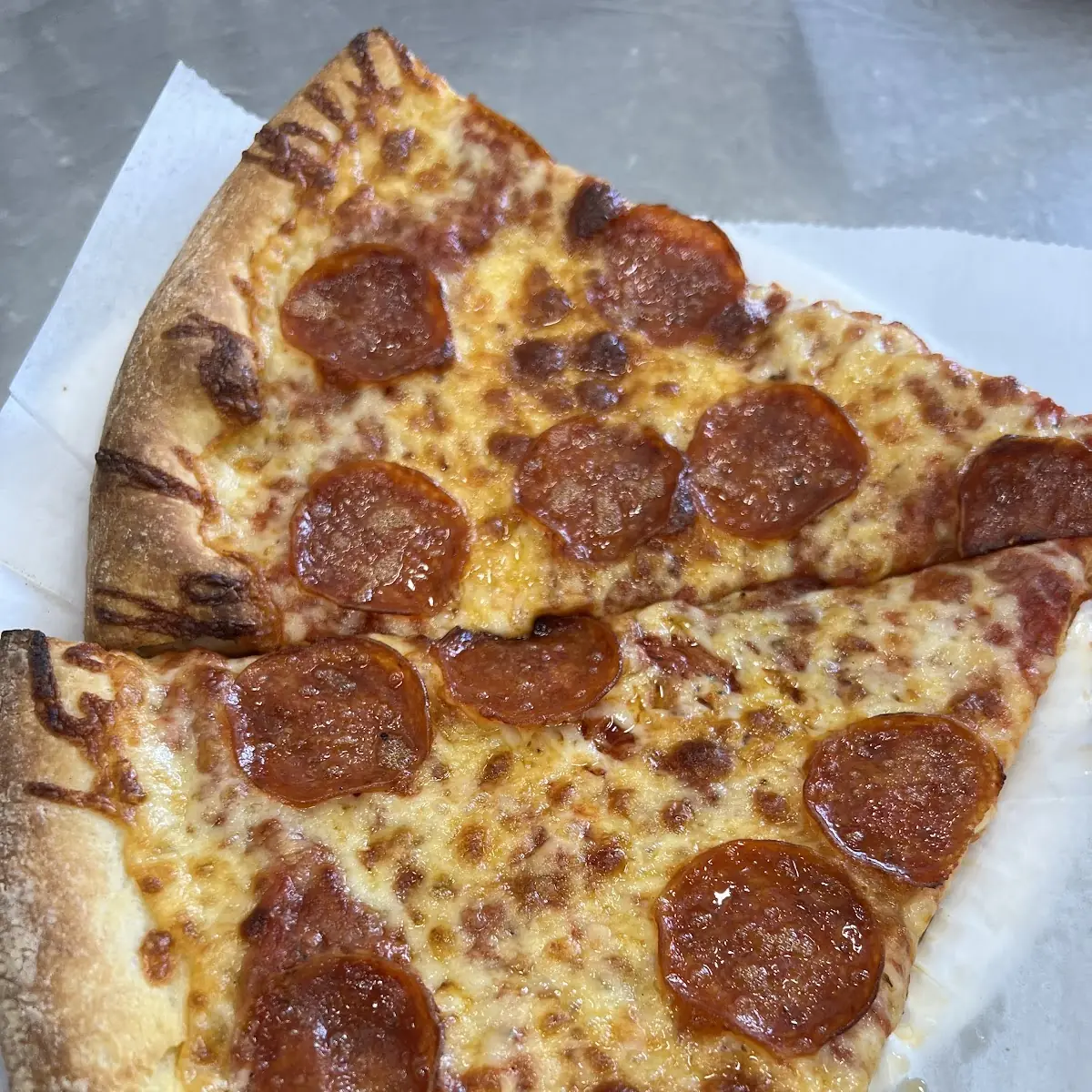 Pepperoni Pizza and Garlic Knots