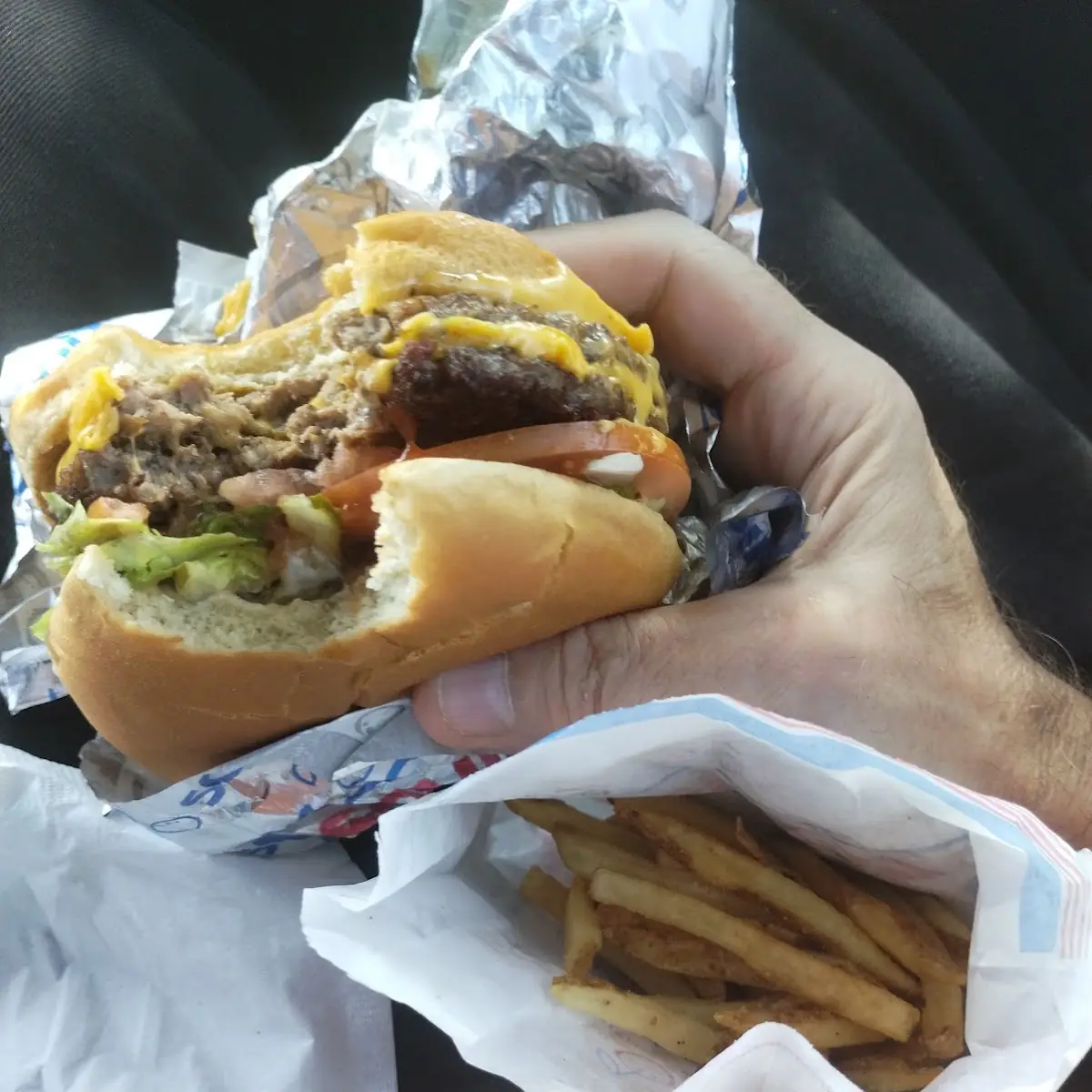 2 Double Burger with Fries