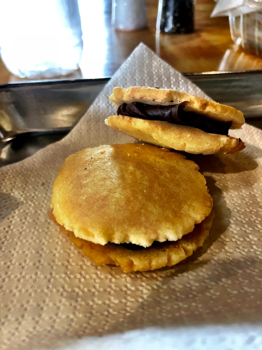 Orange Chocolate Filled Cookies