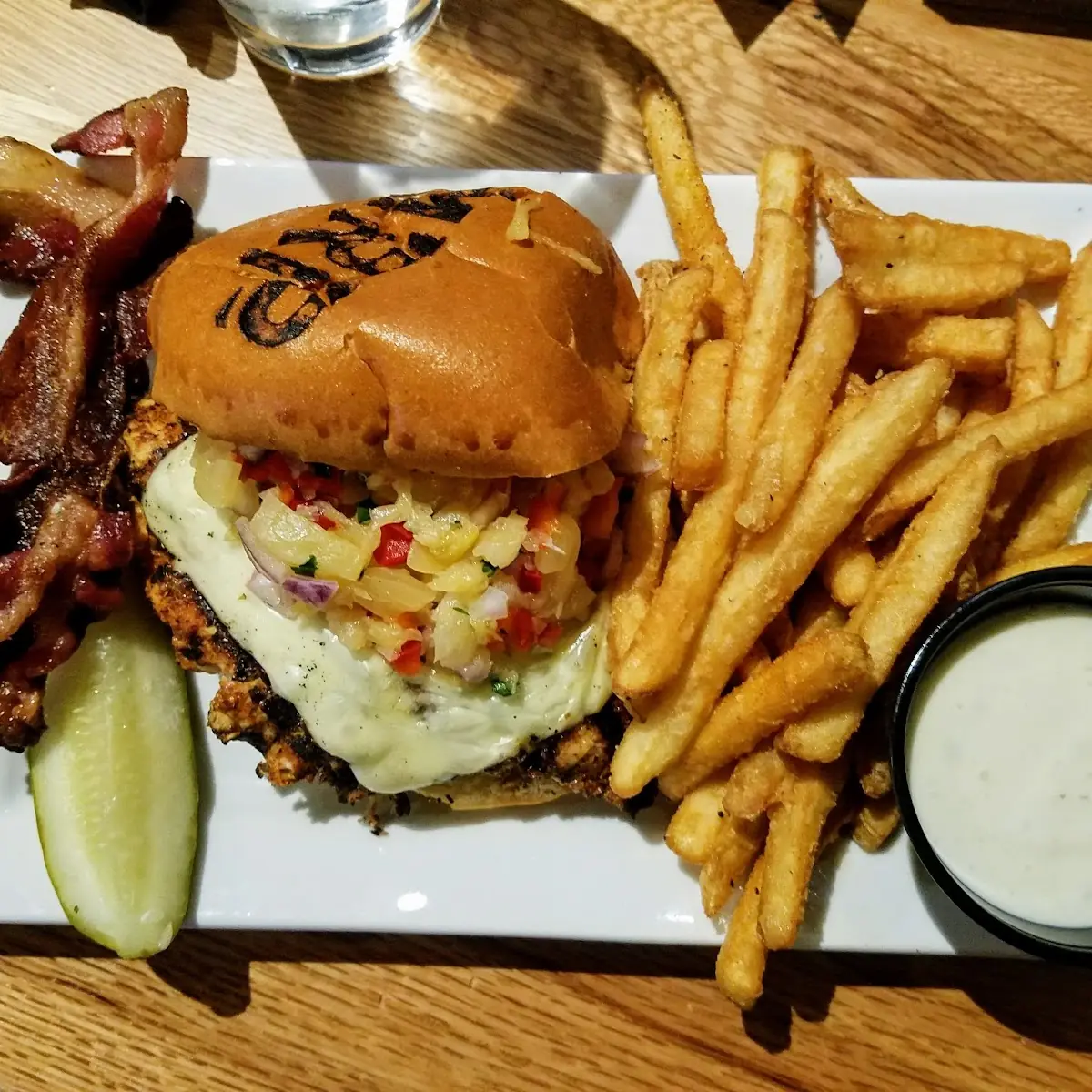 Spicy Chicken Sandwich Bacon