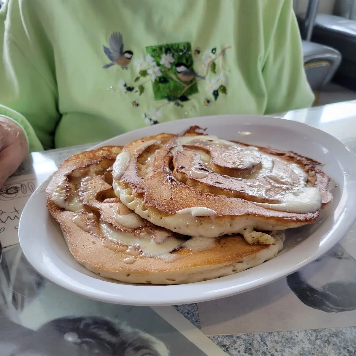Cinnamon Swirl Pancakes
