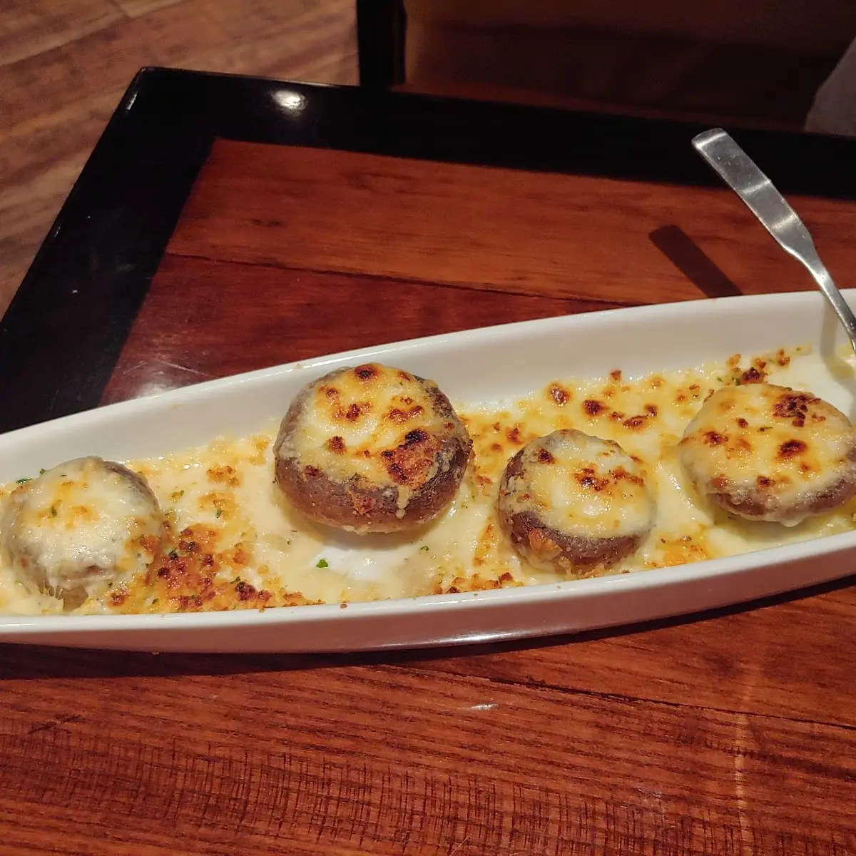 White Cheddar Stuffed Mushrooms