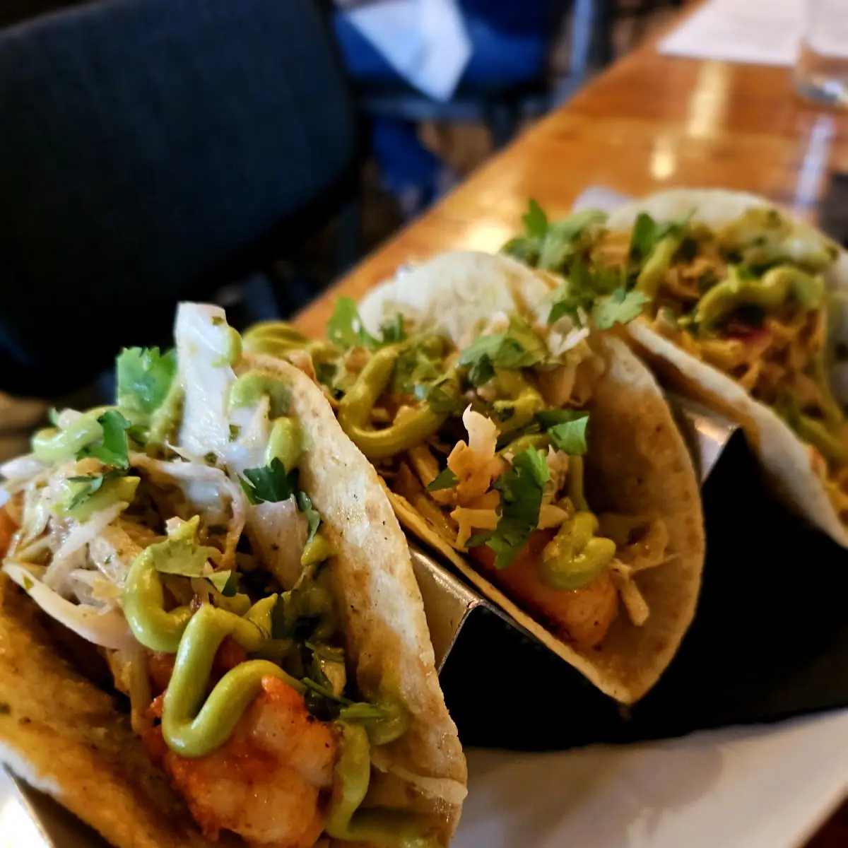 Chili Marinated Shrimp Tacos