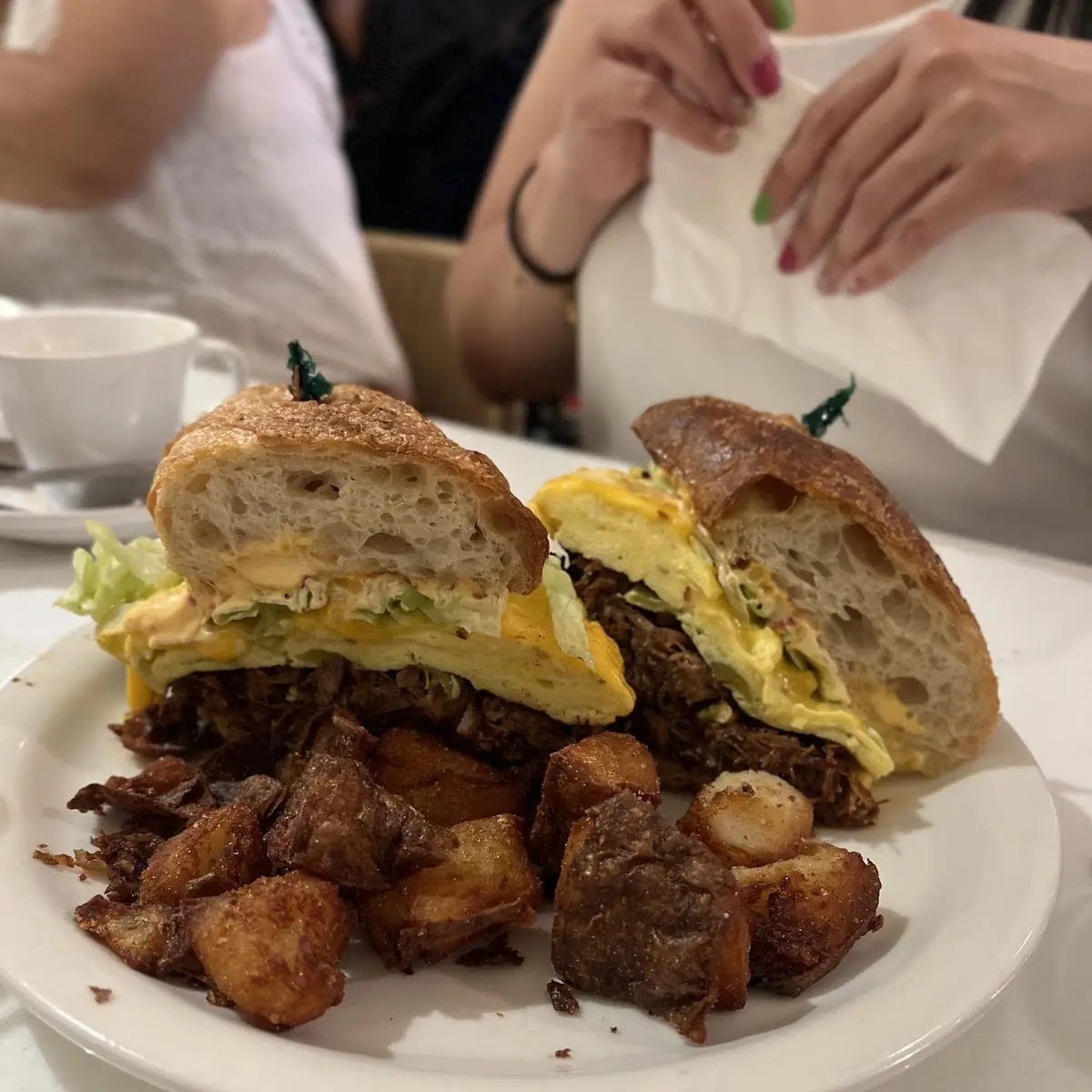 Breakfast Torta Braised Short