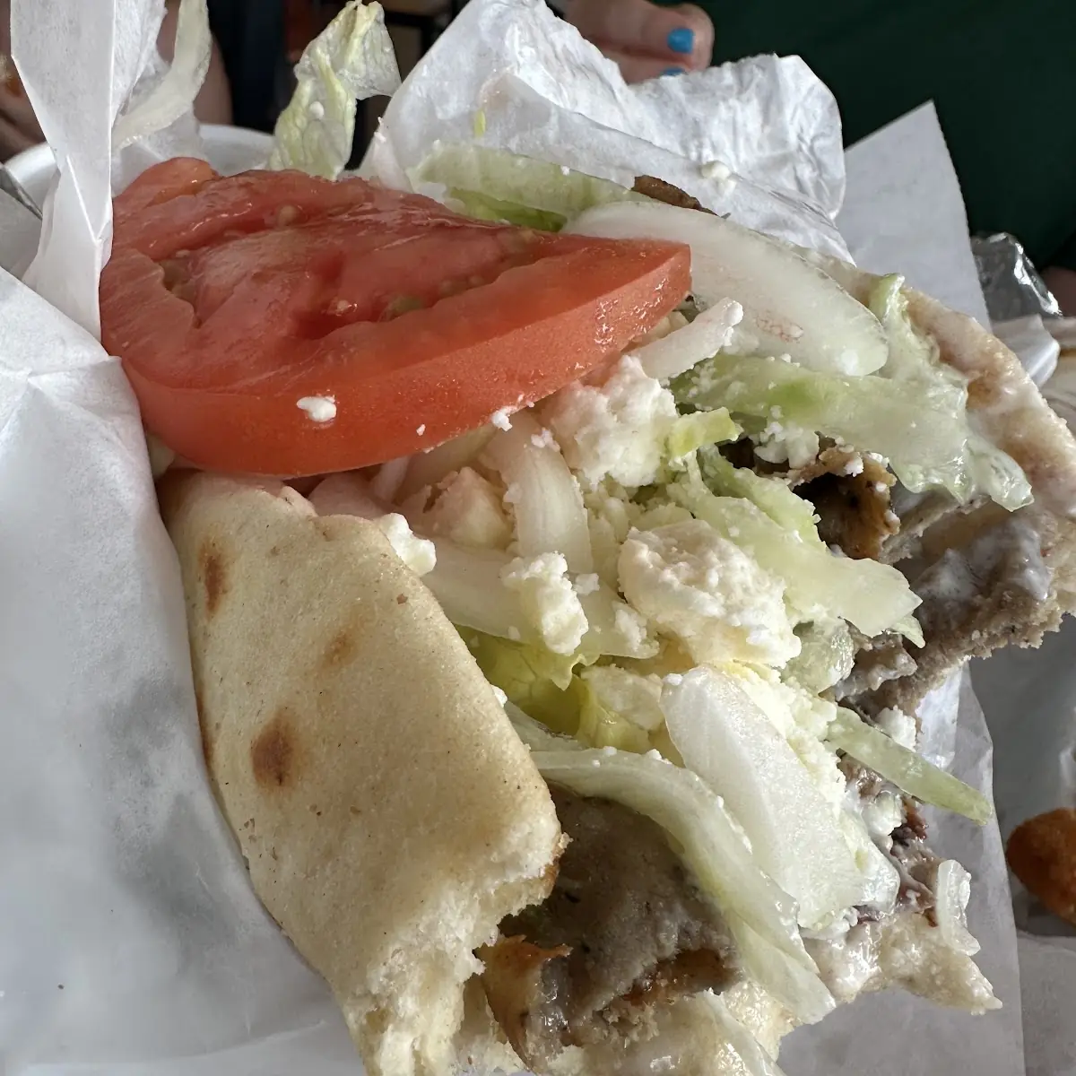 Lamb Gyro with Everything