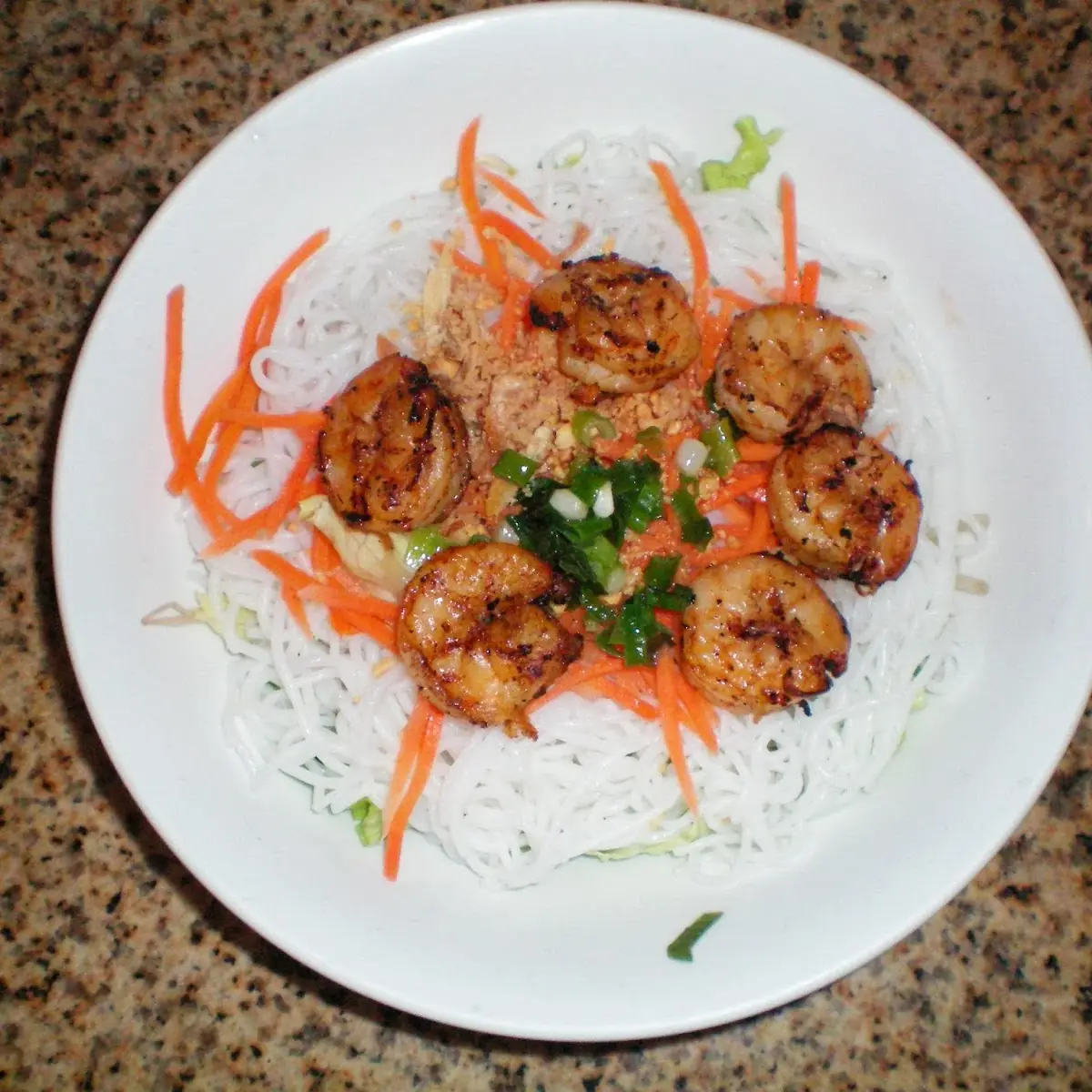 Vermicelli with Grilled Shrimp