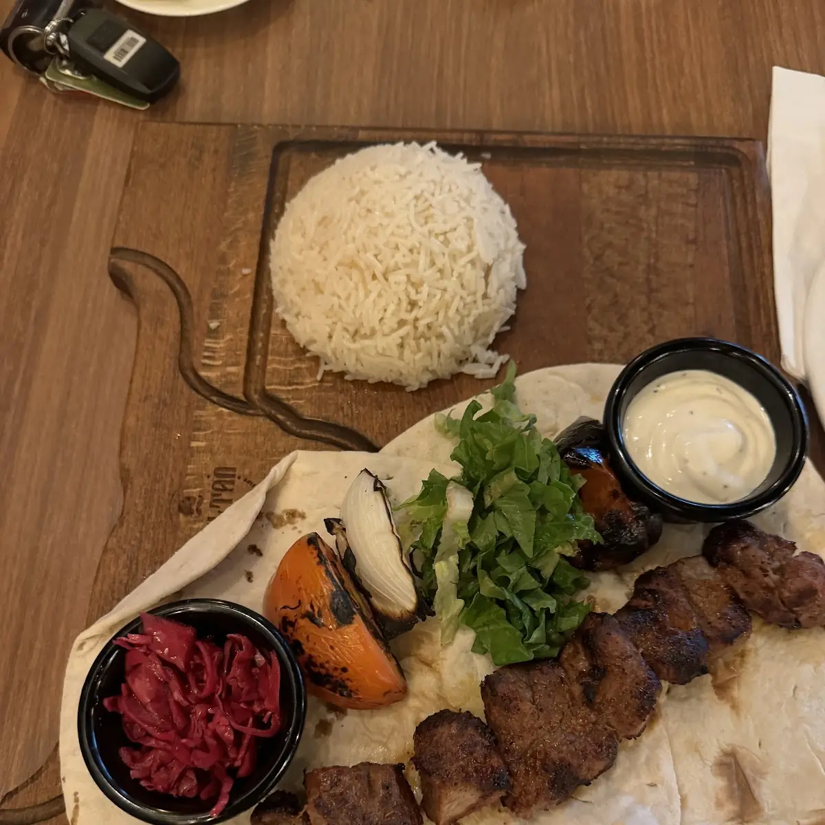 Lamb Kebab Wrap