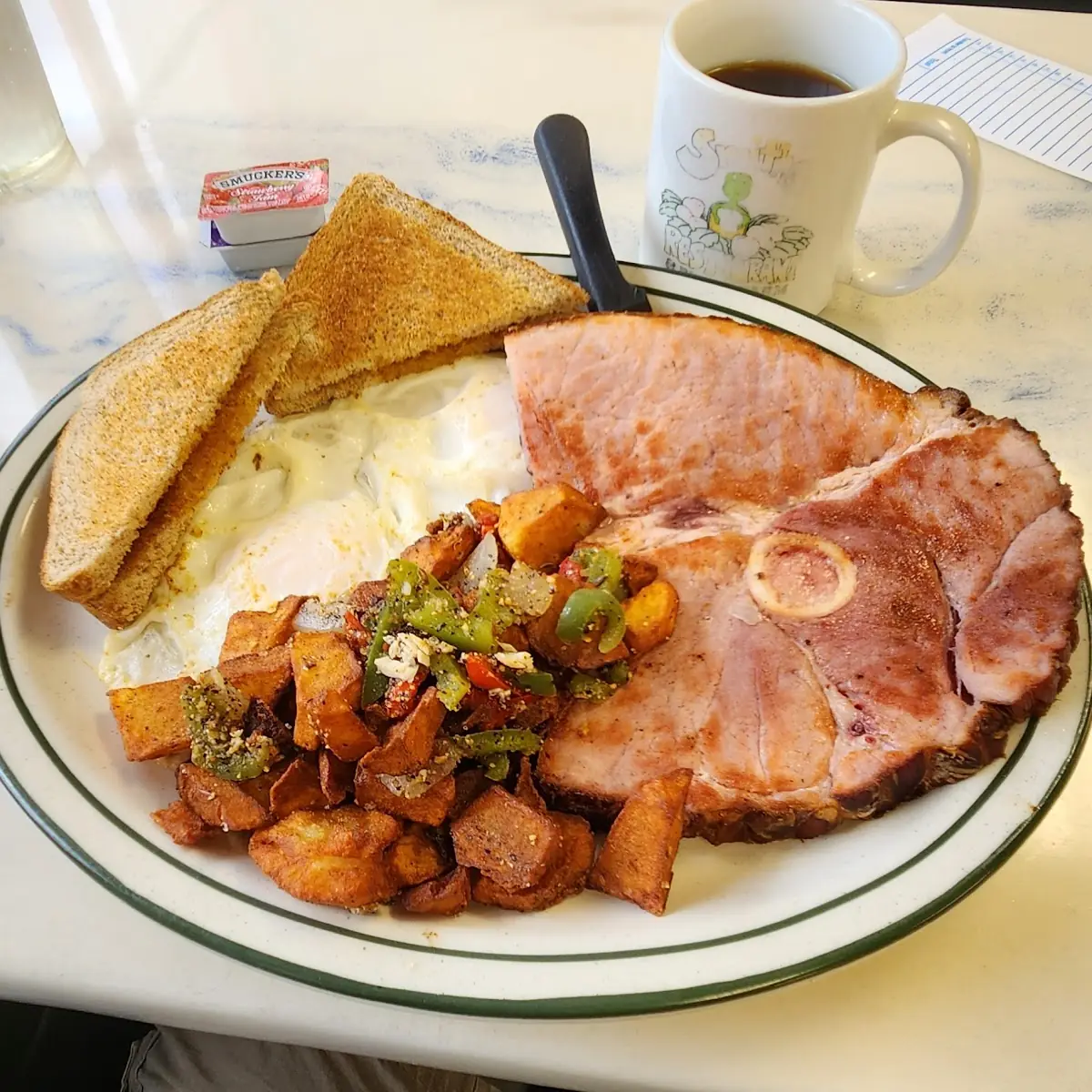 Texas Country Ham and Eggs