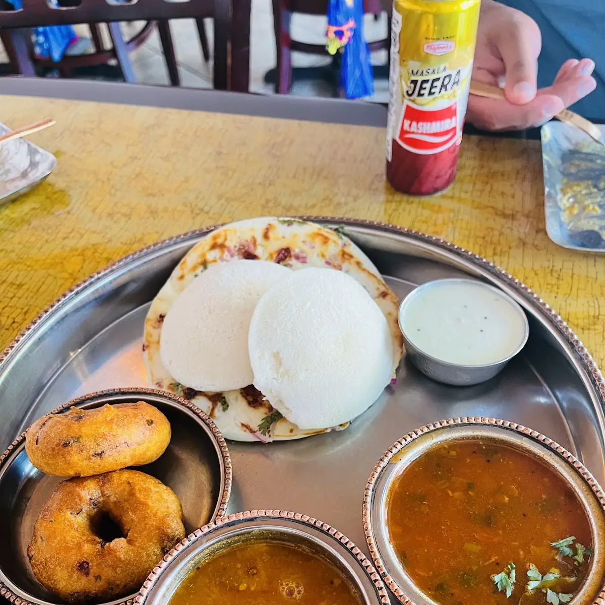 South Indian Vada and Idli Platter