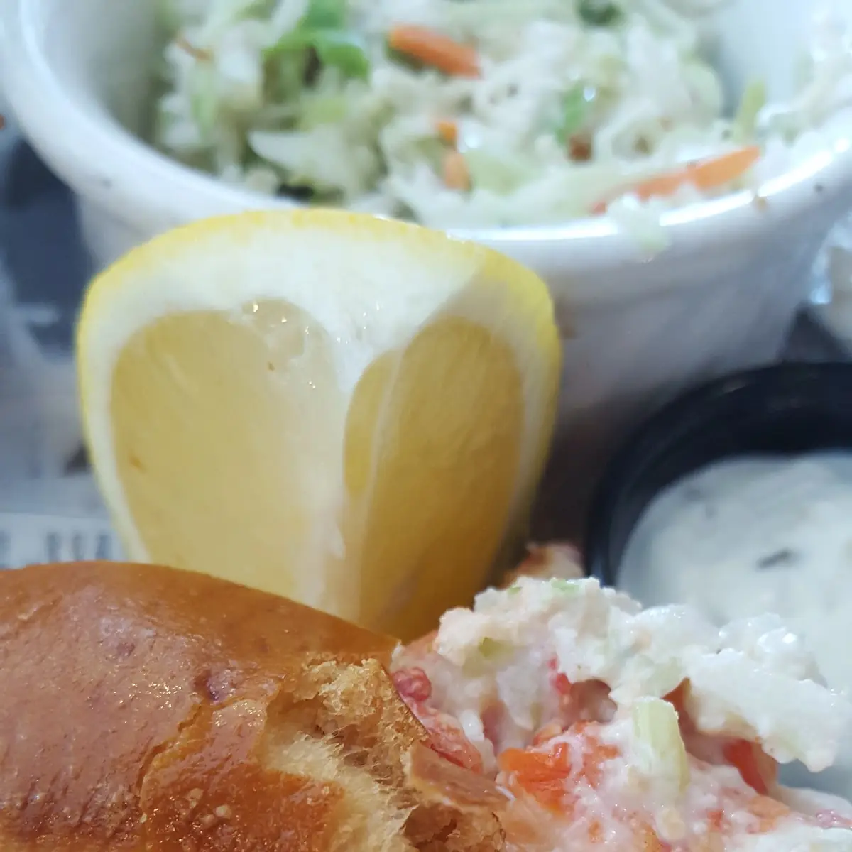 Lobster Roll with French Fries