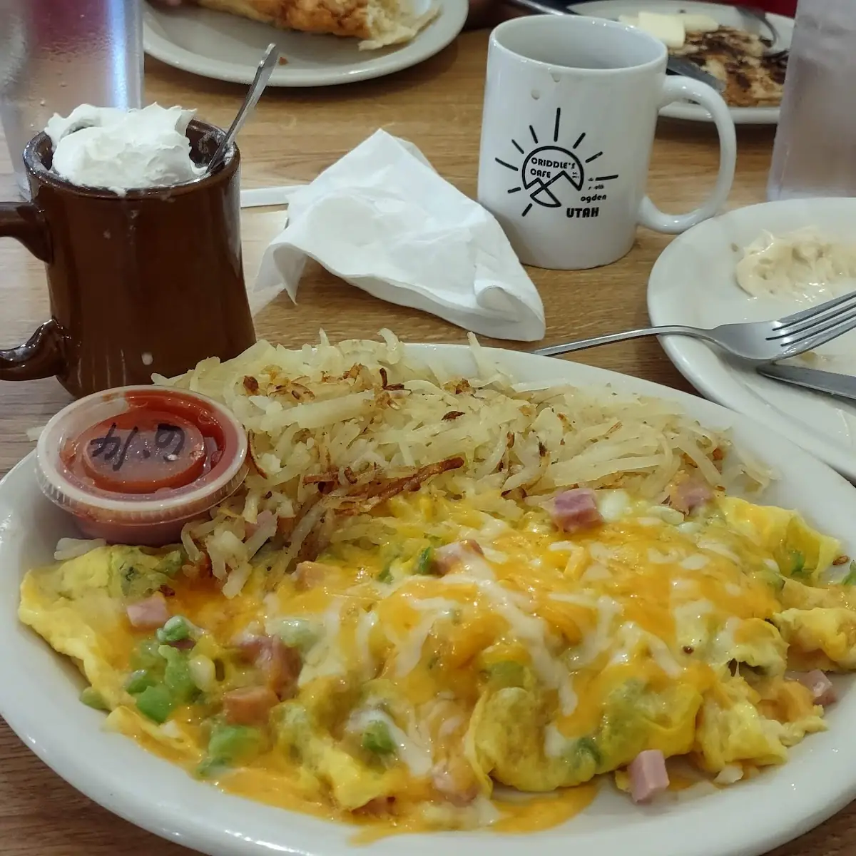 Ham and Cheese Omelette