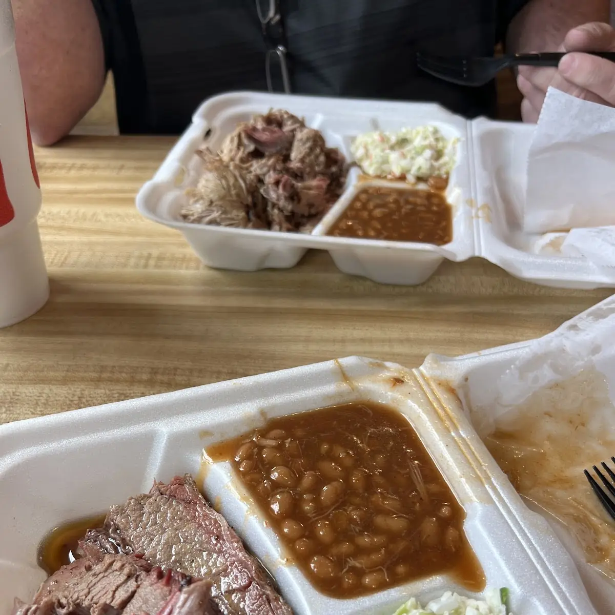 Pulled Pork Brisket and Mac