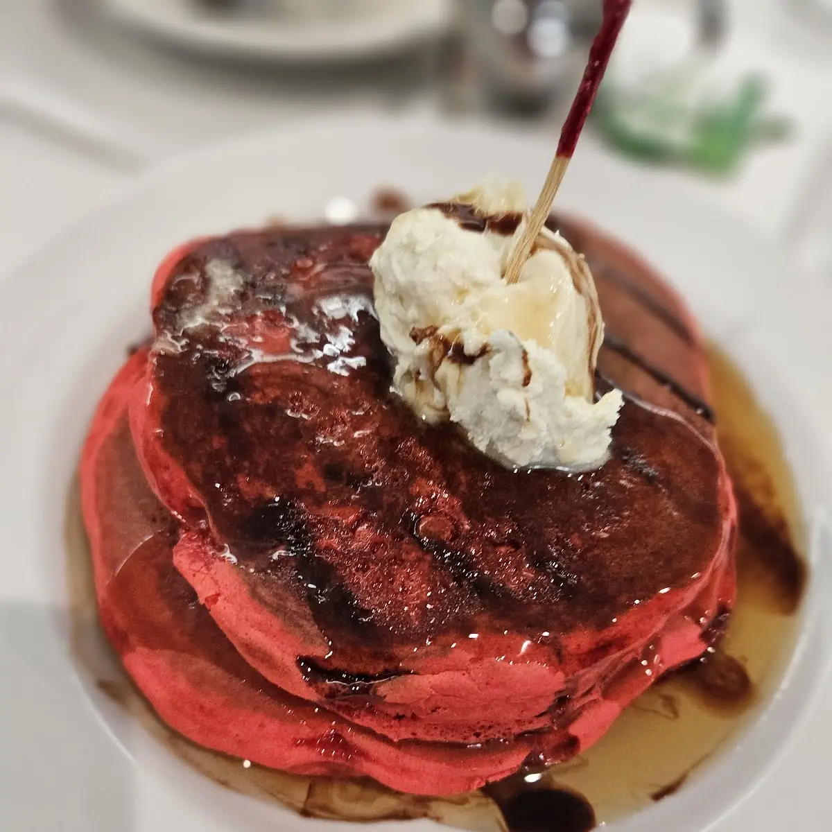 Red Velvet Pancakes