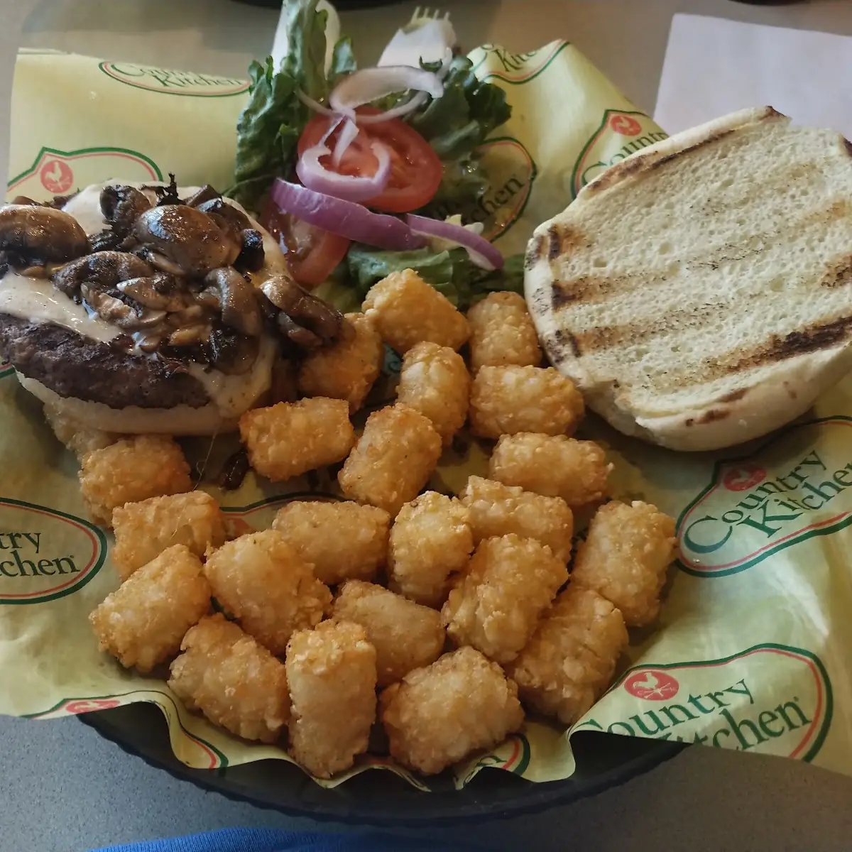 Mushroom Swiss Burger
