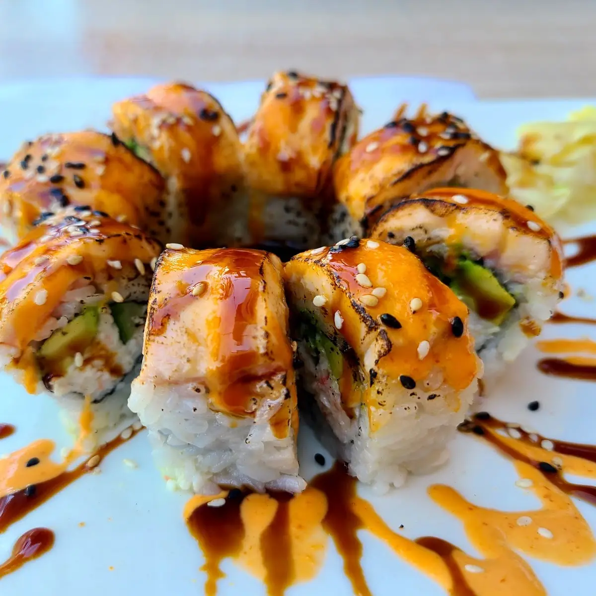 Seared Salmon Rolls
