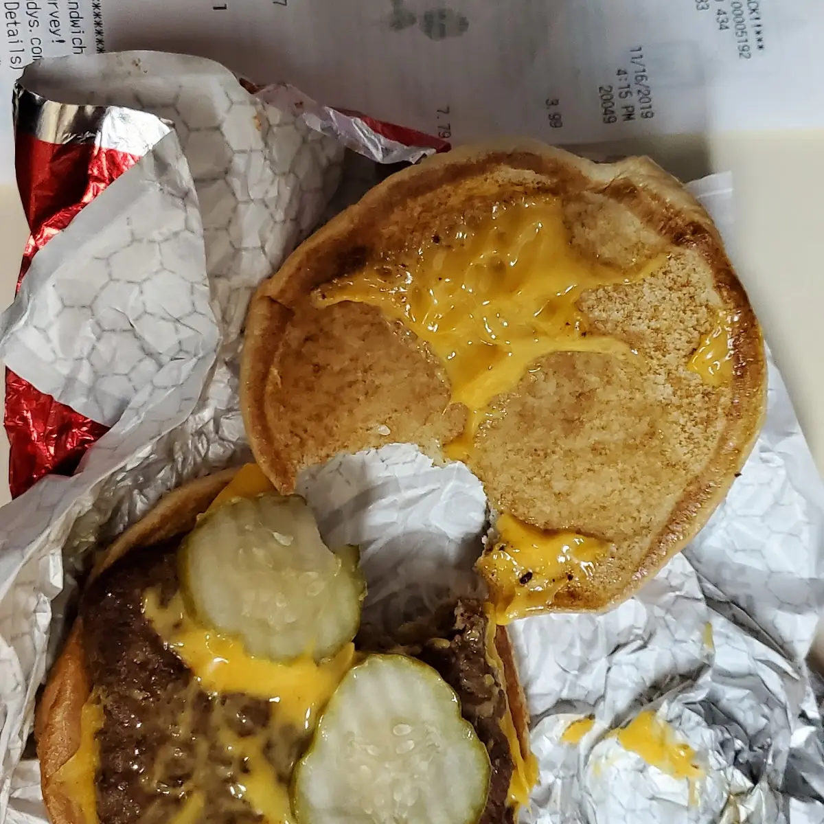Bacon Burger Missing the Bacon