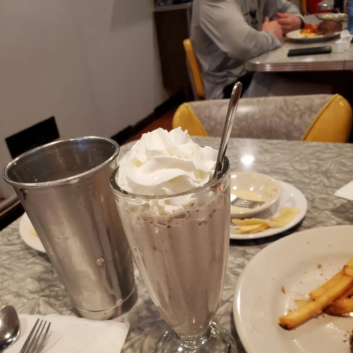 Chocolate Milkshake with Whipped Cream