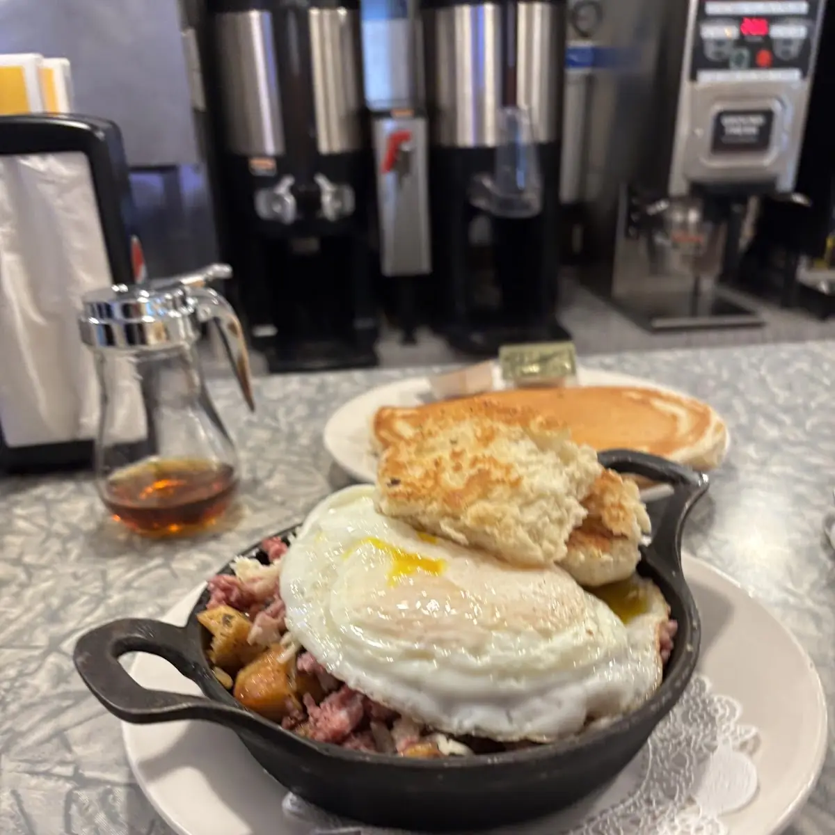 Two Farm Fresh Eggs with Corned Beef Hash