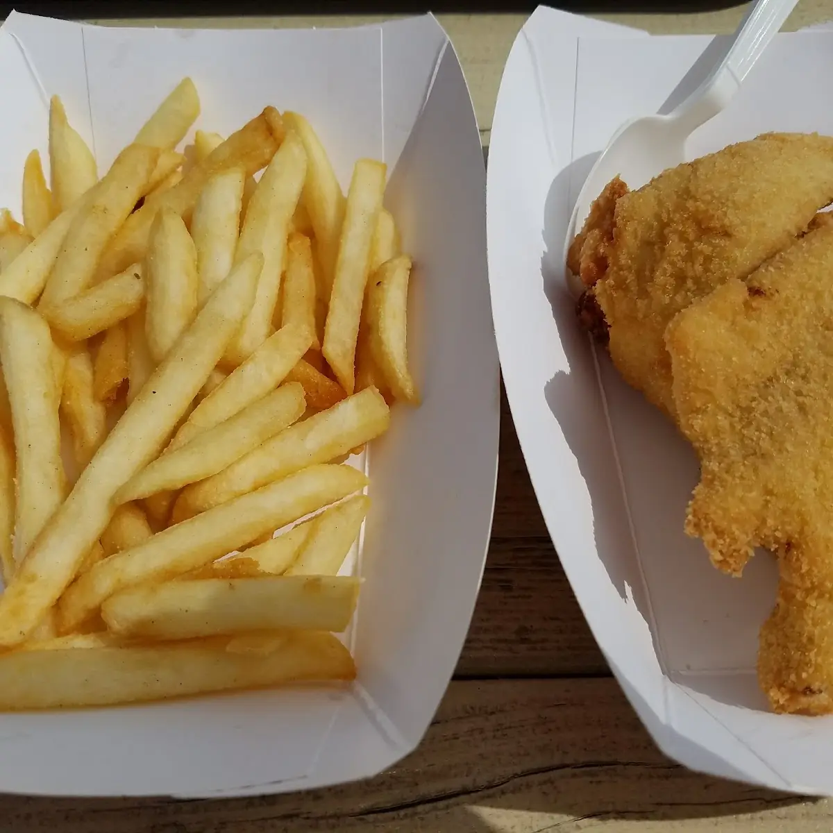 Fish Sandwich or Chicken Strips