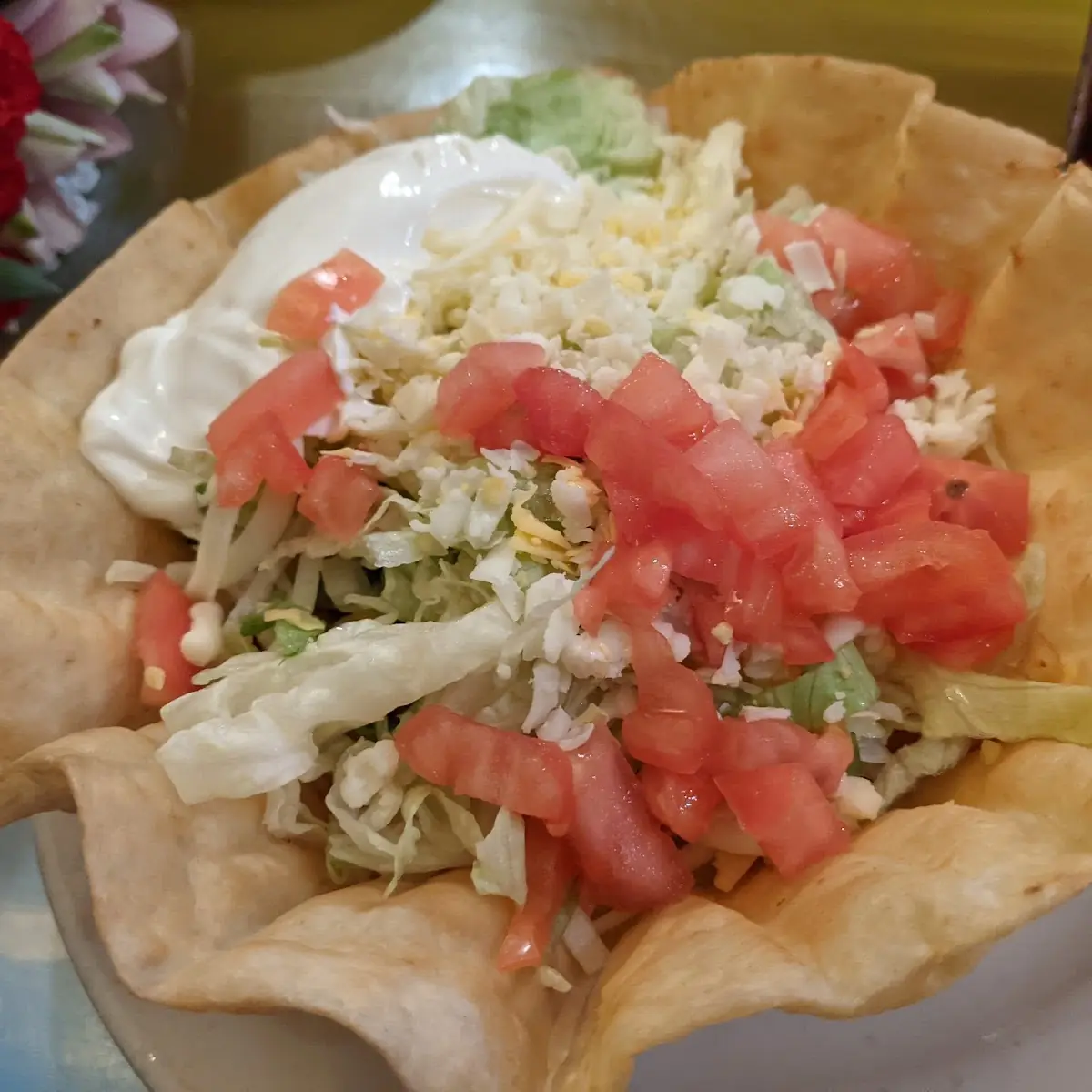 Fajita Chicken Taco Salad