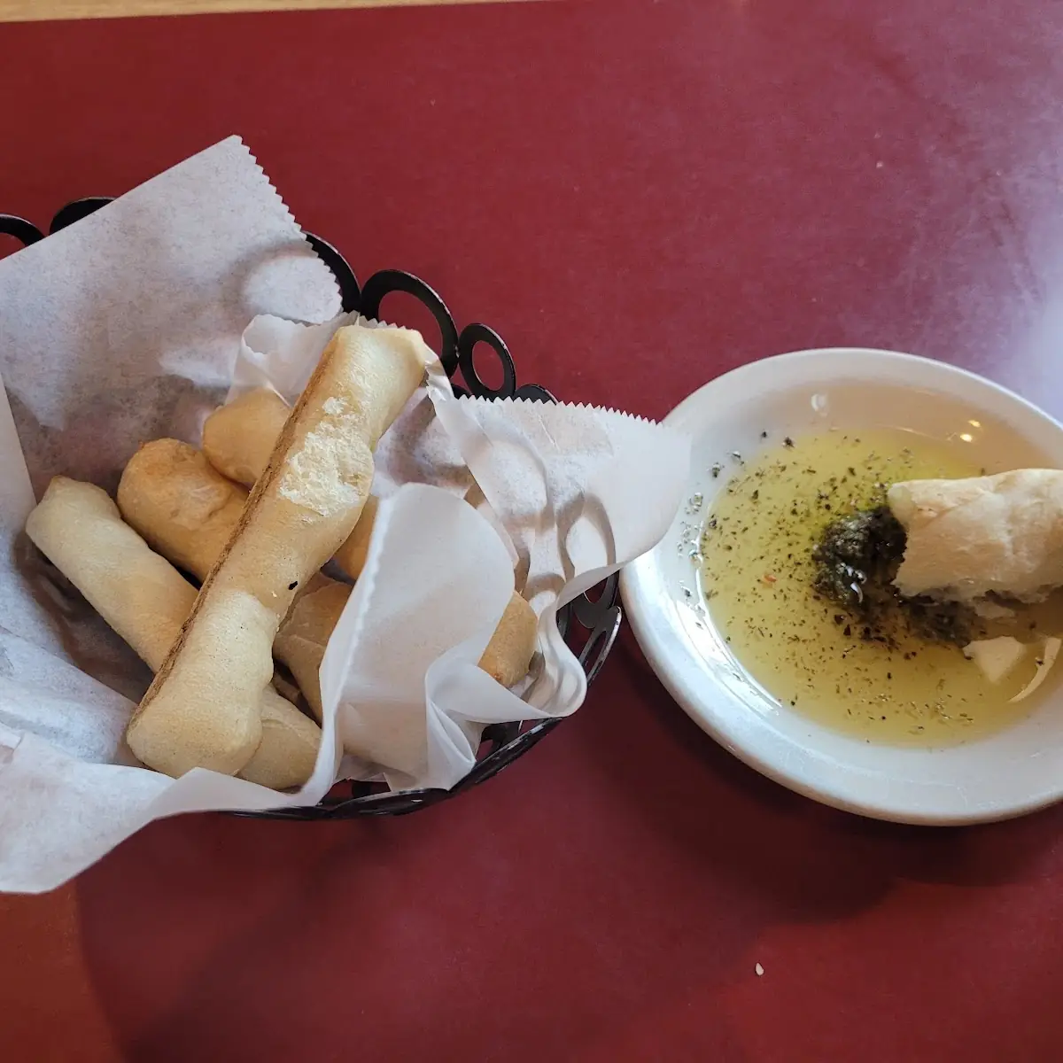 Breadsticks with Olive Oil