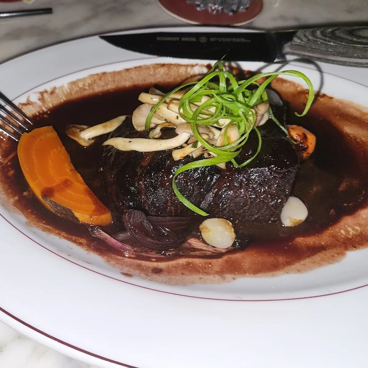Short Rib Beef Bourguignon