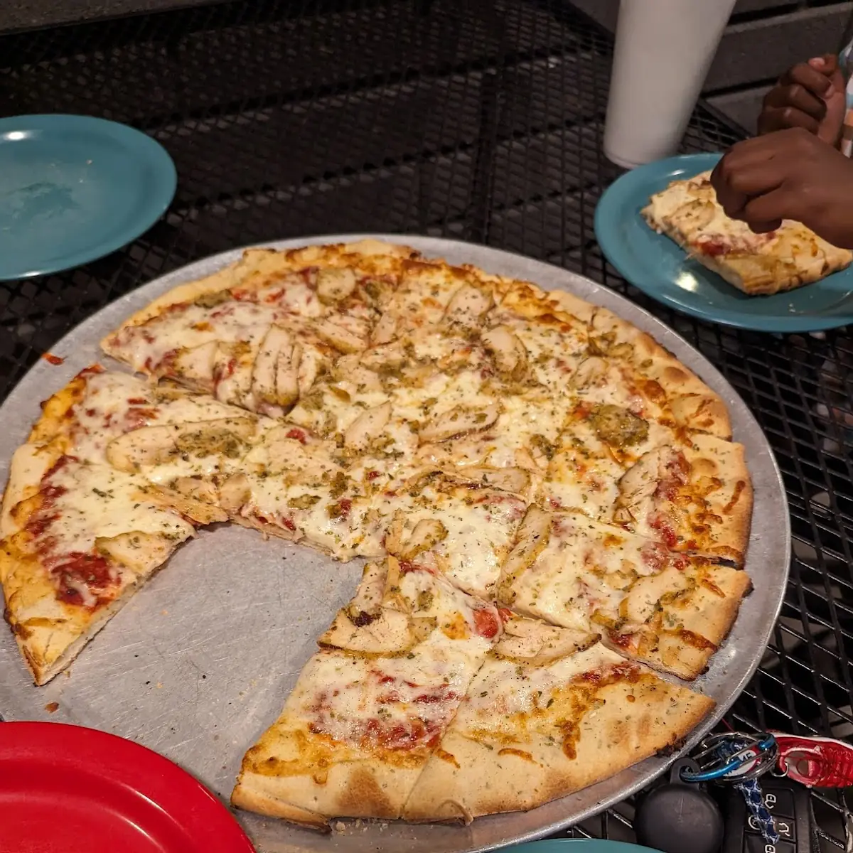 Chicken Pesto Pizza