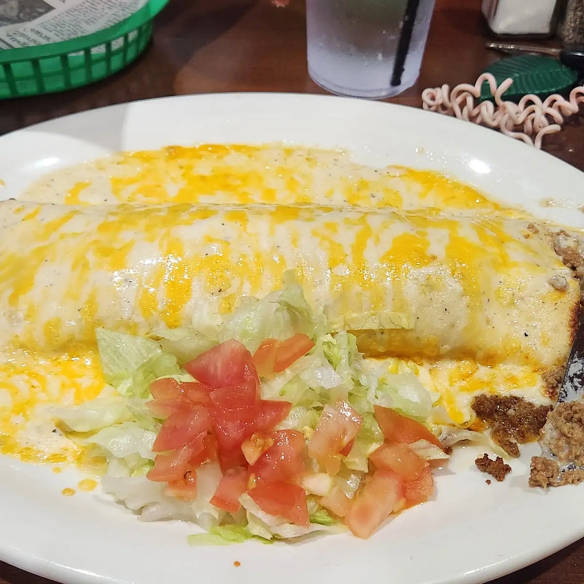 Beef Bean and Cheese Burrito