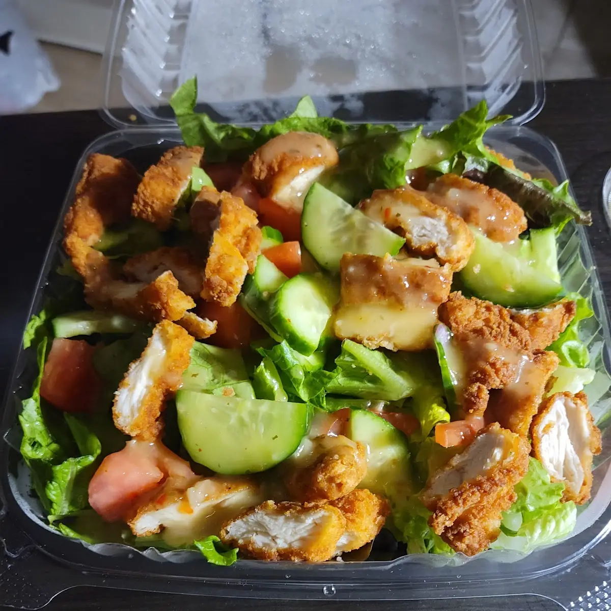 Garden Crispy Chicken Salad