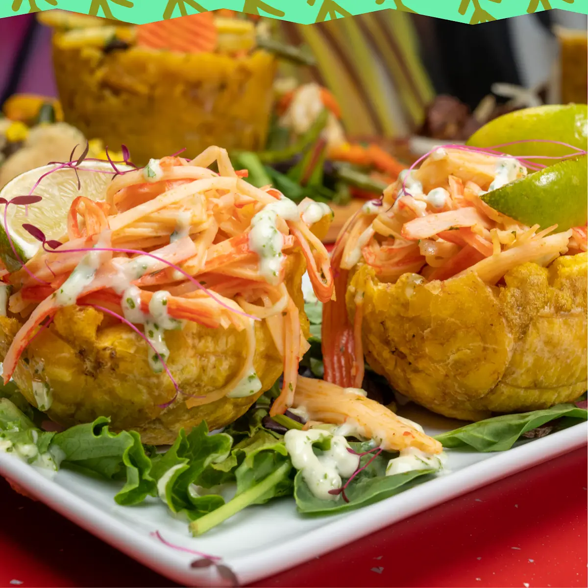 Mofongo Relleno Masitas de Cerdo