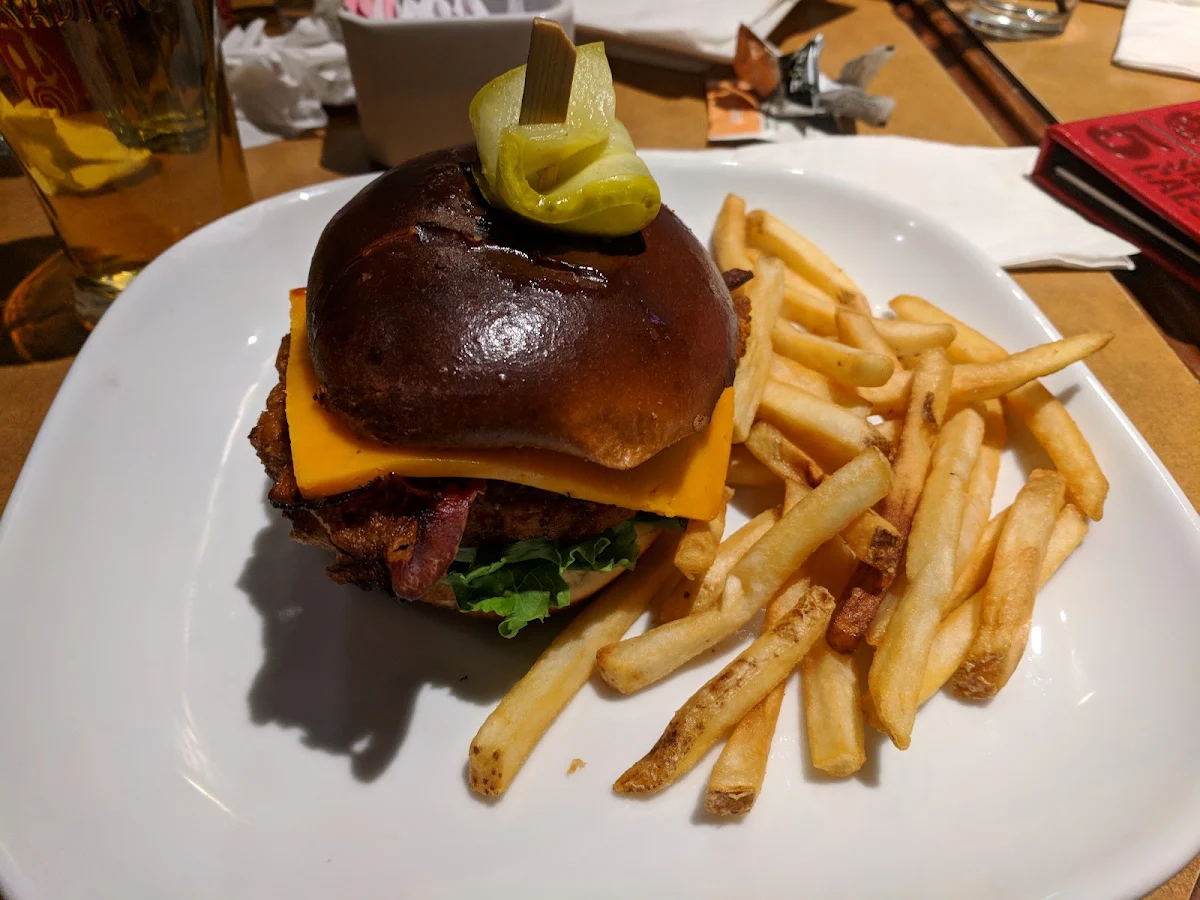 Burger and Fries